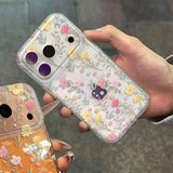 Flower-shaped Shockproof Soft Phone Case For iPhone