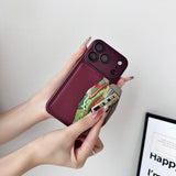 Card Holder Anti-drop Phone Case For iPhone