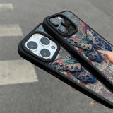 Retro Butterfly Pattern Phone Case For iPhone