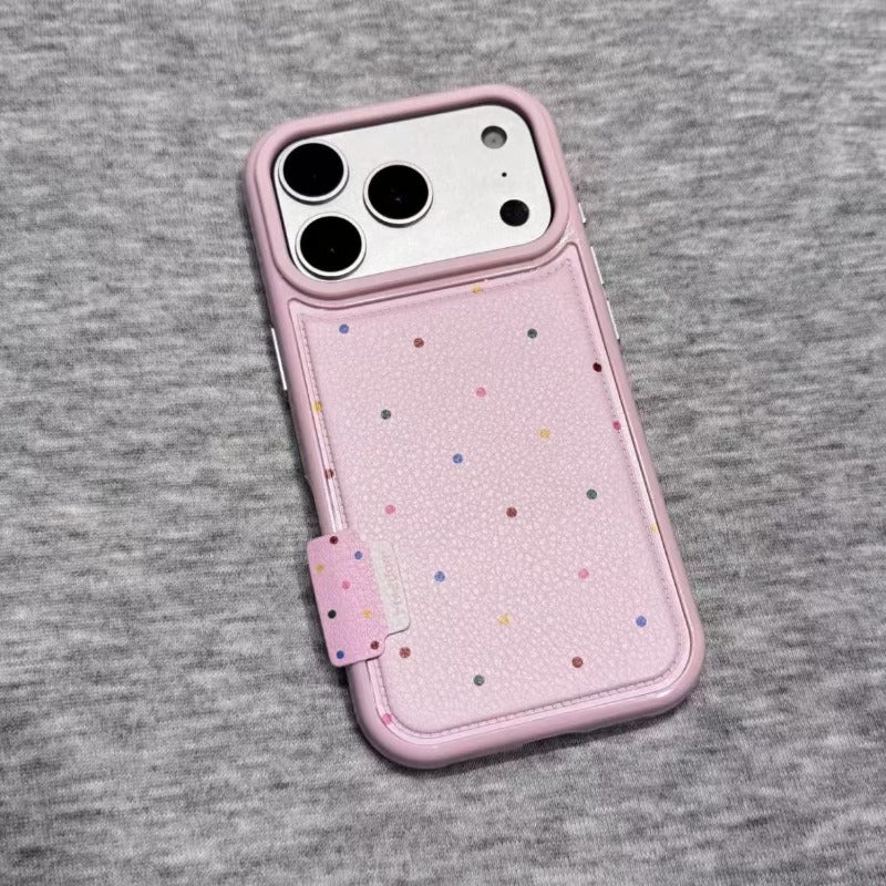 Polka Dot Shockproof Phone Case For iPhone