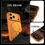 Large-view Frosted Magnetic Phone Case For iPhone