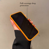 Liquid Silicone Built-in Magnetic Full-coverage Phone Case for iPhone