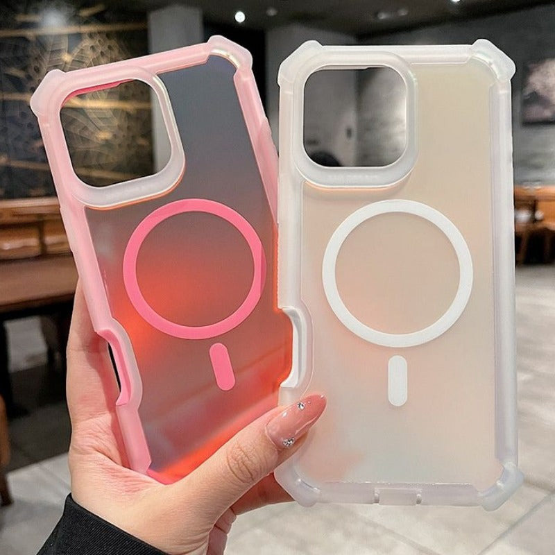 Electroplating Magnetic Phone Case For iPhone