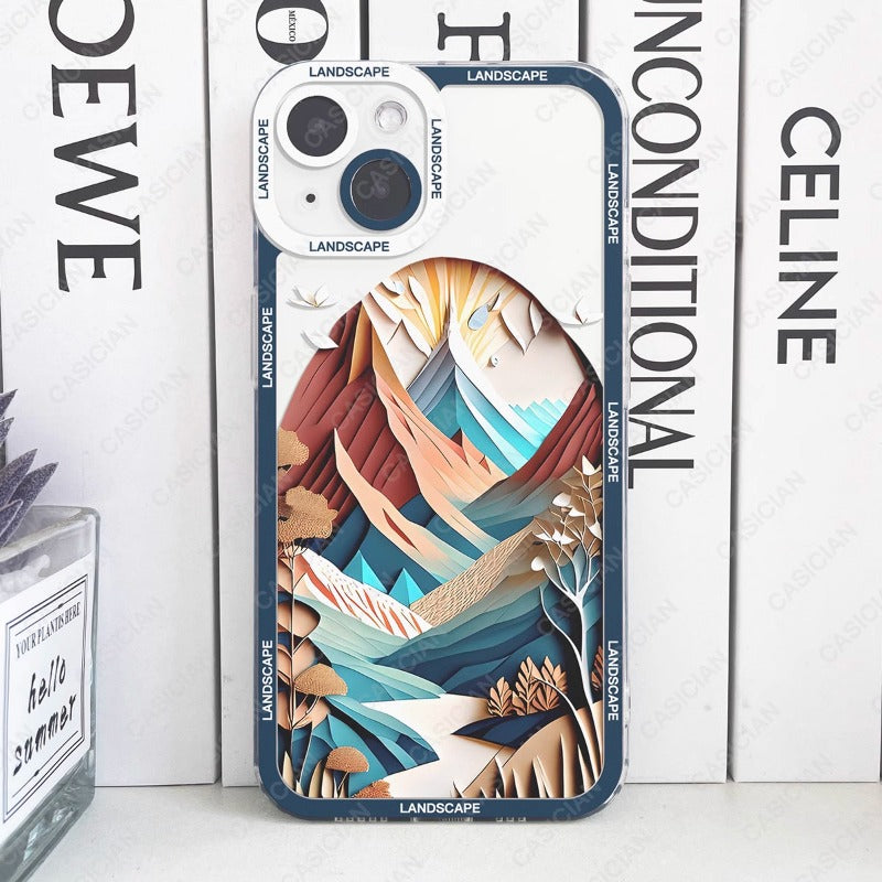 Landscape Anti-fall Phone Case For iPhone