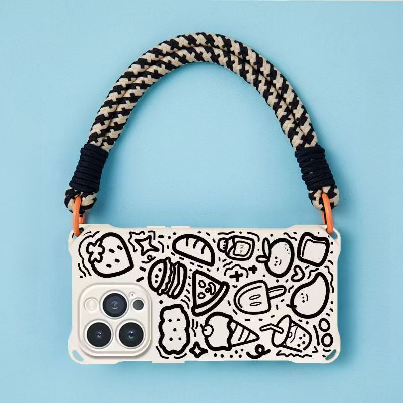 Line diagonal mobile phone case For iPhone