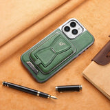 Luxury Leather 2 in 1 Magnetic Card Holder Phone Case For iPhone