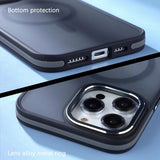 Luxury Magnetic Frosted Translucent Phone Case For iPhone