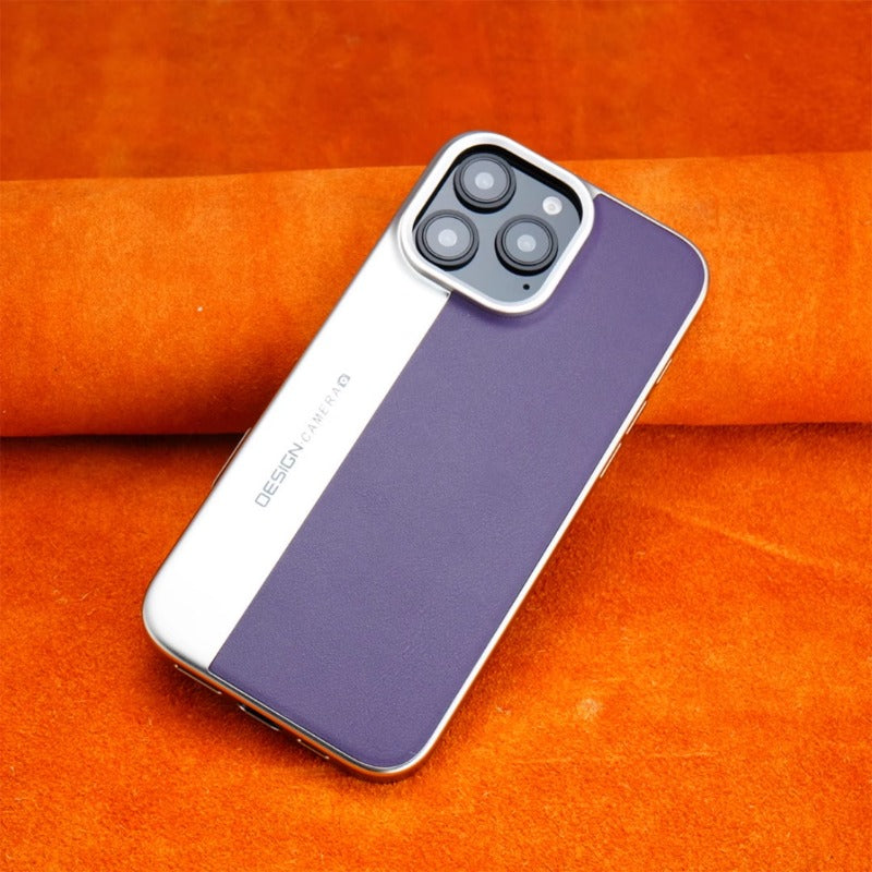 Colorblock Anti-fall Phone Case For iPhone