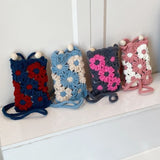 Knitted Crossbody Phone Bag