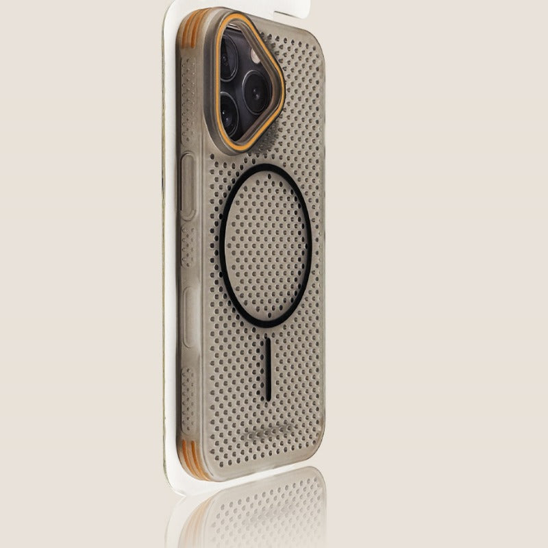 Heat Dissipation and Breathable Magnetic Phone Case For iPhone