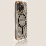 Heat Dissipation and Breathable Magnetic Phone Case For iPhone