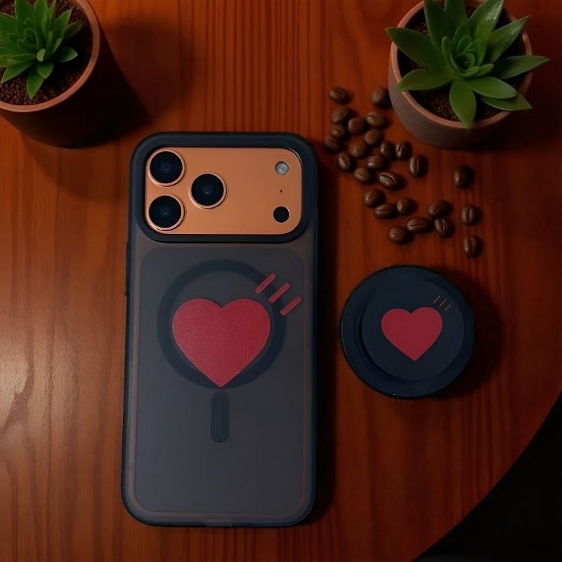 Magnetic Bracket Anti-fall Mobile Phone Case For iPhone