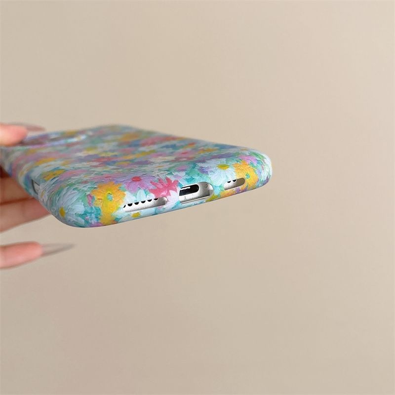 Colorful Flower Phone Case For iPhone