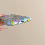 Colorful Flower Phone Case For iPhone