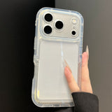 Invisible Stand Transparent Drop-Proof Phone Case For iPhone