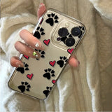 Black Claw Love Phone Case For iPhone