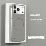 Frameless Solid Color Magnetic Case For iPhone