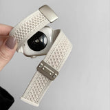 Breathable Woven Magnetic Buckle Strap For Apple Watch