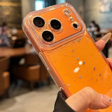 Bling Glitter Star Transparent Phone Case For iPhone