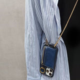 Leather Zipper Wallet with Card Slot Phone Case For iPhone