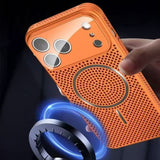 Breathable and Heat-dissipating Magnetic Phone Case For iPhone
