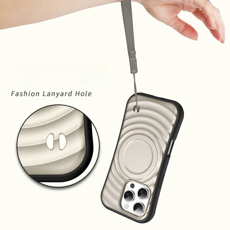 Simple Solid Color Magnetic Phone Case For iPhone