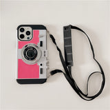 Creative 3D Camera Phone Case For iPhone