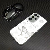 Hollow Butterfly Anti-fall Phone Case For Samsung