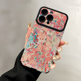 Flower Leather Phone Case For iPhone