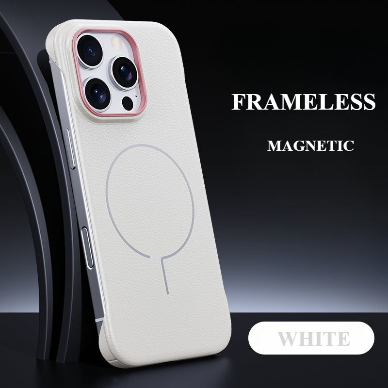 Ultra-thin Borderless Magnetic Phone Case For iPhone