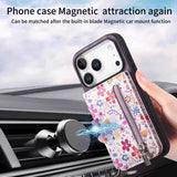 Zipper Card Holder with Lanyard Phone Case For iPhone