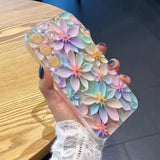 Transparent Flower Phone Case For Samsung