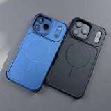 Shockproof Armor Matte Magnetic Case For iPhone