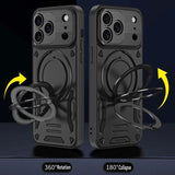 Ring Bracket Magnetic Holder Case For iPhone
