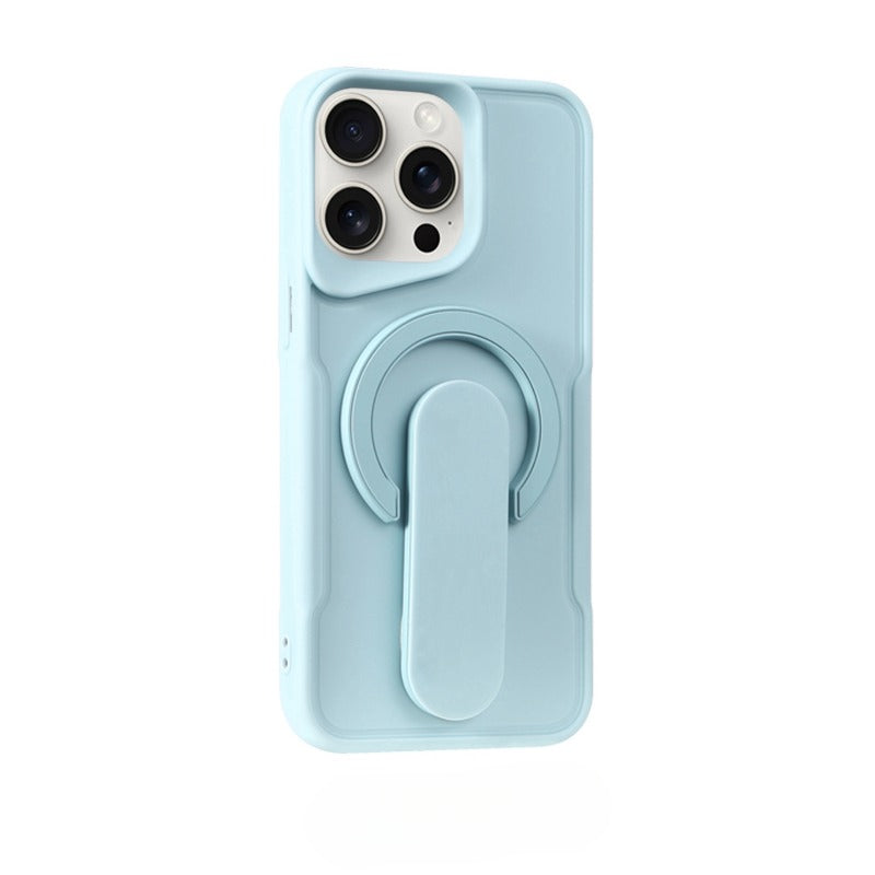 Simple Solid Color Magnetic Phone Case For iPhone