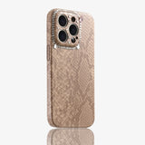 Snake Pattern Diamond Phone Case For iPhone