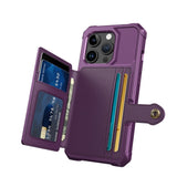 Magnetic Cards Solt Wallet Leather Case for iPhone