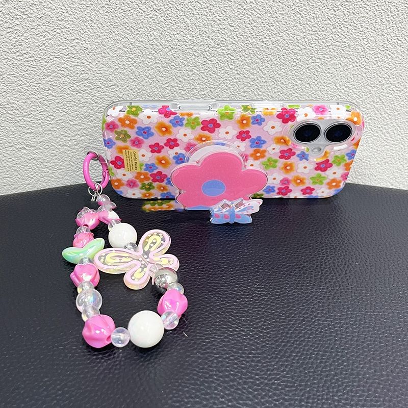 Flower Butterfly Phone Case For iPhone
