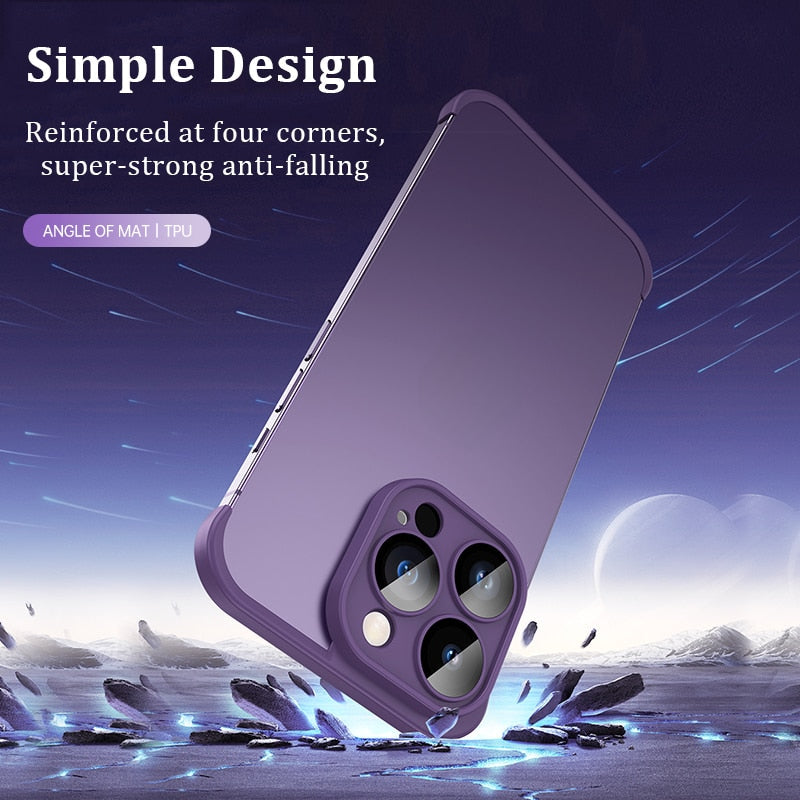 Soft Silicone Edge Protective Case For iPhone