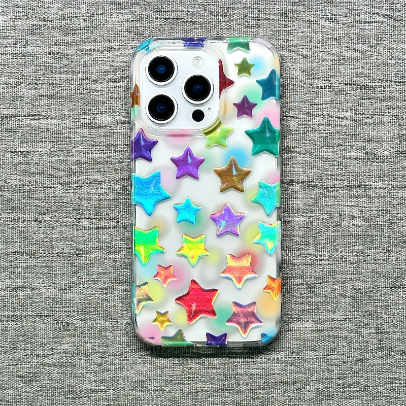 Colorful Star Phone Case For iPhone