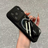 Lens Holder Soft Edge Phone Case For iPhone