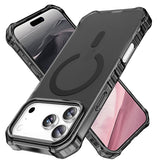 Transparent Frosted Magnetic Phone Case For iPhone