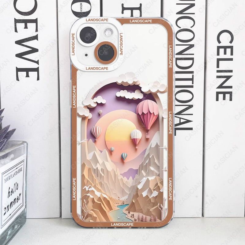 Landscape Anti-fall Phone Case For iPhone