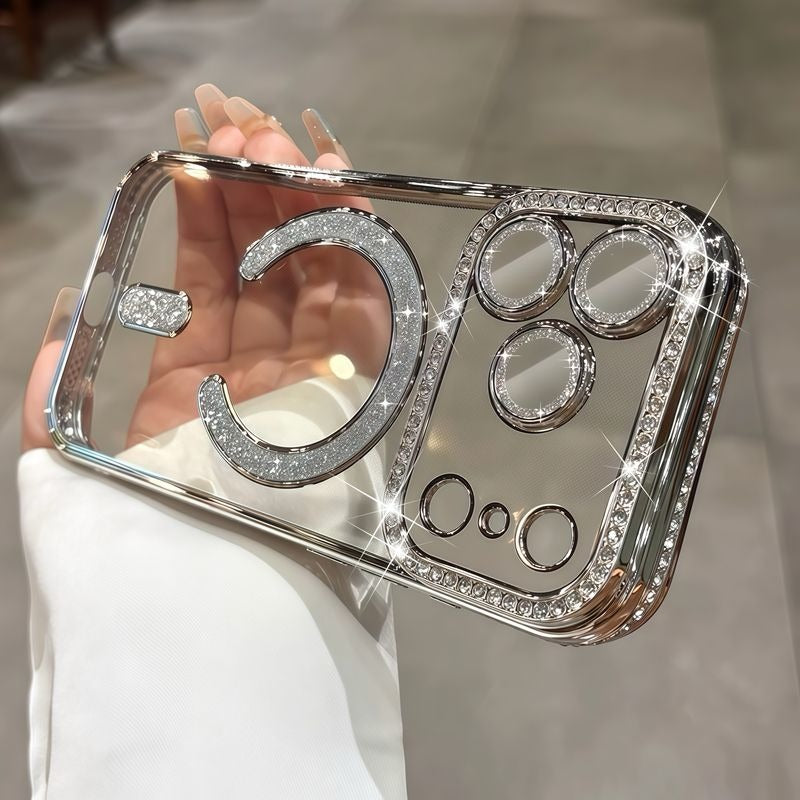 Magnetic Transparent Phone Case For iPhone