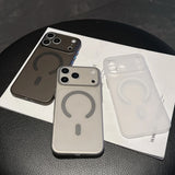 Ultra thin Simple Magnetic Phone Case For iPhone