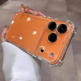 Transparent Airbag Shockproof Phone Case For iPhone