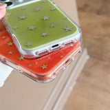 Silver Star Phone Case For iPhone