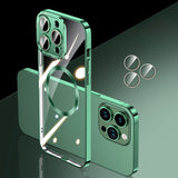 Transparent Magnetic Drop-Proof Phone Case For iPhone