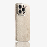 Snake Pattern Diamond Phone Case For iPhone