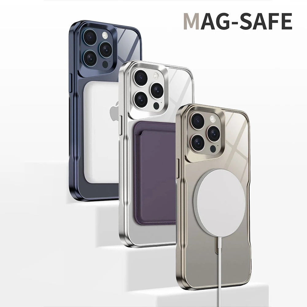 Luxury Magnetic Plating Phone Case For iPhone